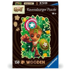 Puzzle contur din lemn Marvel Groot 150 piese